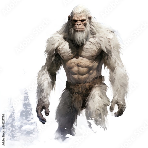 Abominable Snowman or Yeti. Great for fantasy stories, adventure, expeditions, mountaineering, horror and more. 