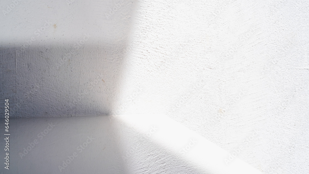 Sunlight shadow on cement wall Sunlight shadow on cement wall