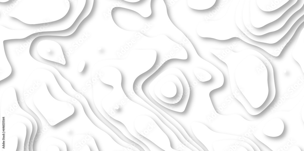 Abstract lines background. Topo contour map on white background, Topographic contour lines vector map seamless pattern vector illustration. Topographic map. Geographic mountain relief. 