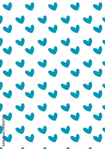 Seamless love heart design vector background. Seamless pattern on Valentine's day. The seamless texture with hart.