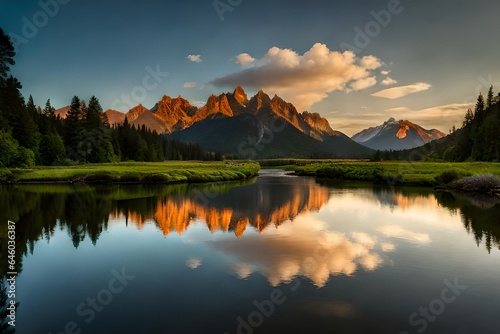reflection in the mountains © malik