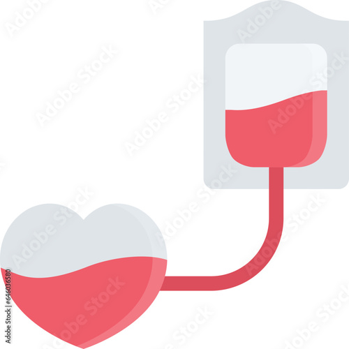 design vector image icons blood transfusion
