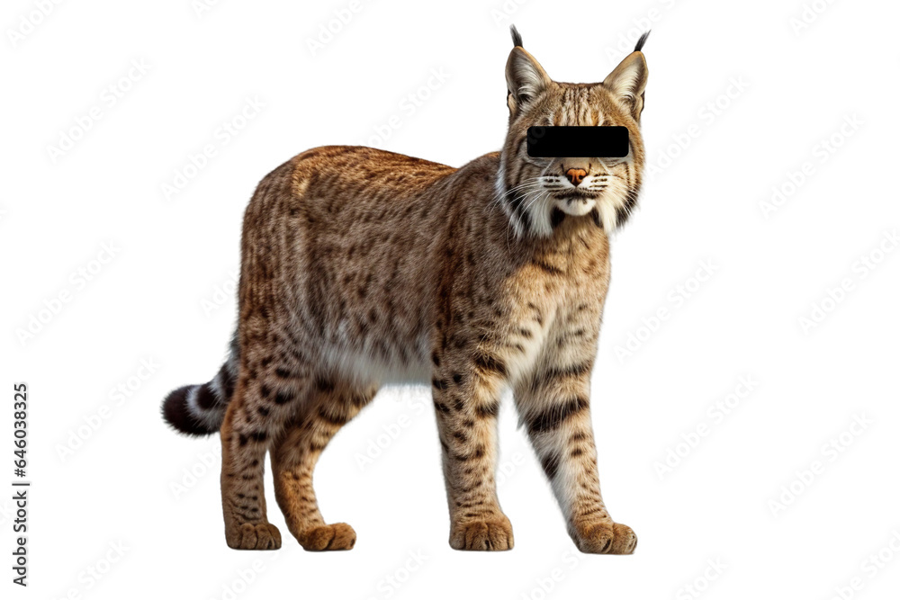 Bobcat. isolated object, transparent background Bobcat. isolated object, transparent background