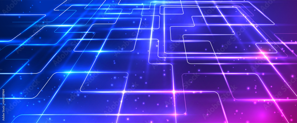 Digital technology metaverse neon background. Metaverse sign glowing with violet and blue neon light inside virtual room,cyber space. Innovation future meta tech.Ai big data.Futuristic concept. Vector Digital technology metaverse neon background. Metaverse sign glowing with violet and blue neon light inside virtual room,cyber space. Innovation future meta tech.Ai big data.Futuristic concept. Vector