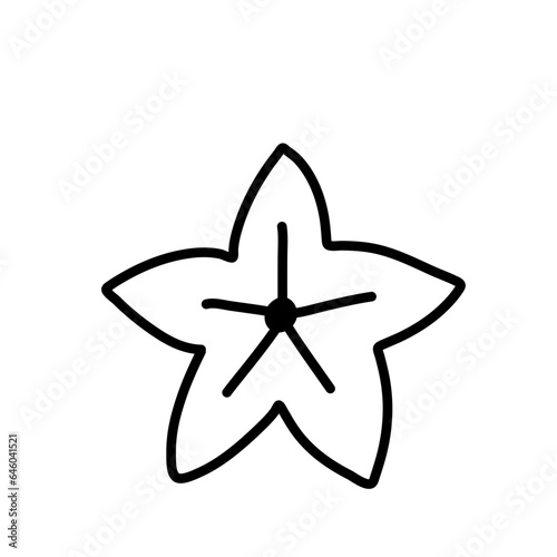 Hand drawn star vector