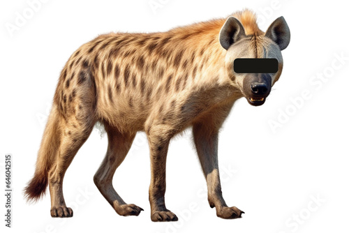 Hyena. isolated object, transparent background