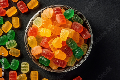 Assorted Gummy Candies - Created with Generative AI Tools
