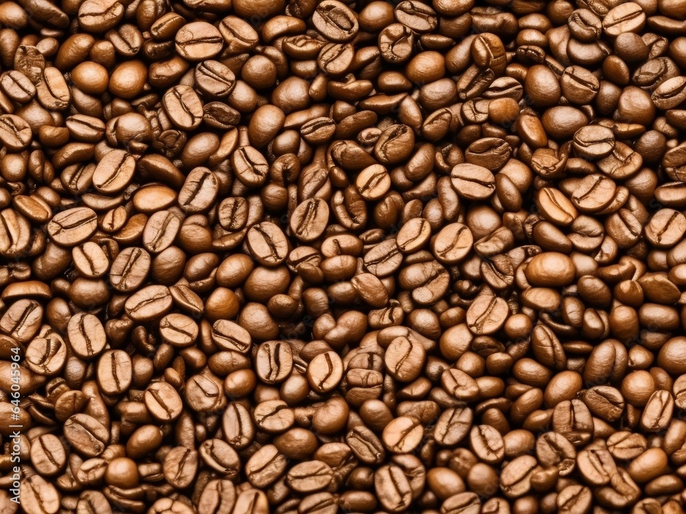 Naklejka premium coffee beans background