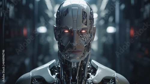 Futuristic AI Robot: Bridging Creativity, Technology, and Artistry. © Ai Studio