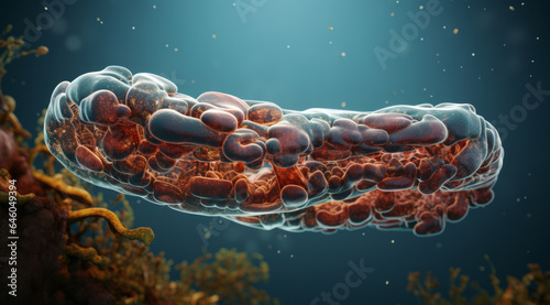 Photorealistic mitochondria photo