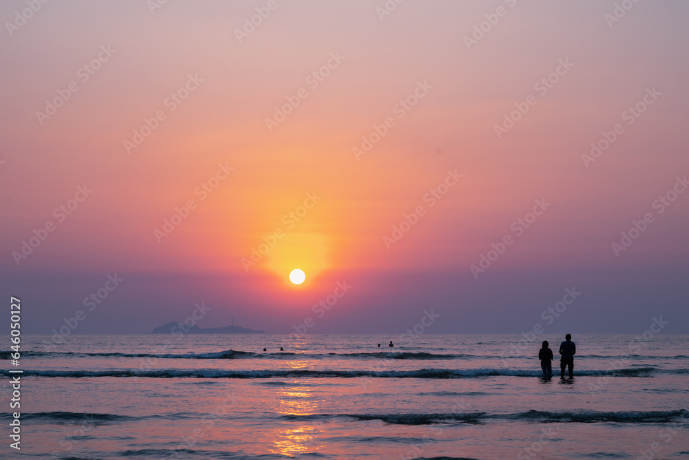 Picture of sunset beach  