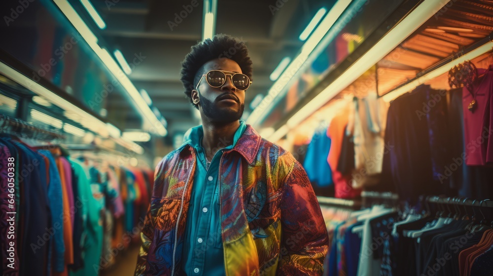 Retro fashion Afroamerican people in a 90s and 2000s inspired style. 90s fashion trend Retro fashion Afroamerican people in a 90s and 2000s inspired style. 90s fashion trend