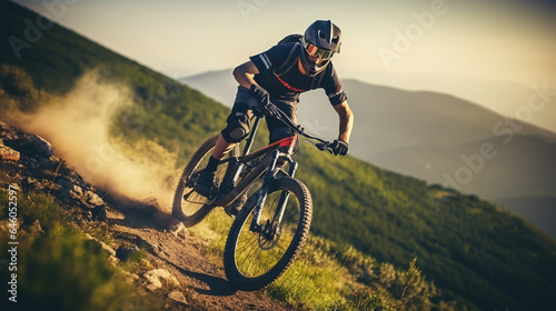 Mountain bike rider