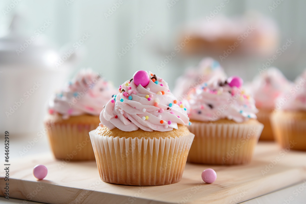 Tasty Cupcakes - Irresistible Sweet Treats Created with Generative AI Tools