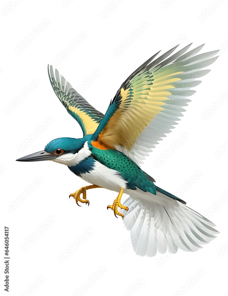 Obraz premium Amazing Bird On Forest AI Generated