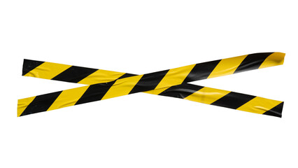 X shape barricade tape