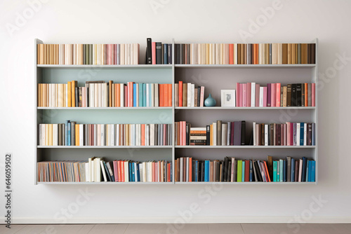 Books on the bookshelf, 