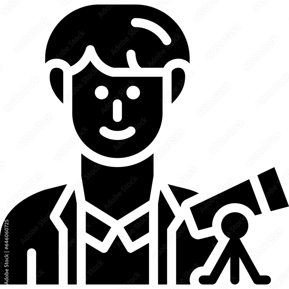astronomer solid icon astronomer solid icon