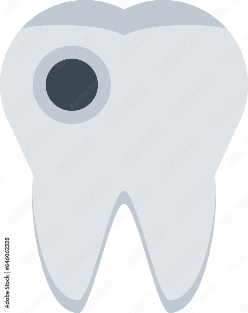 design vector image icons tooth hole design vector image icons tooth hole