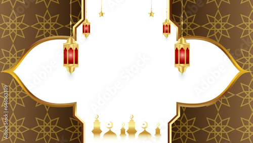 Arabesque ramadan ramazan with ramadhan lantern ornamental islamic background eid mubarak