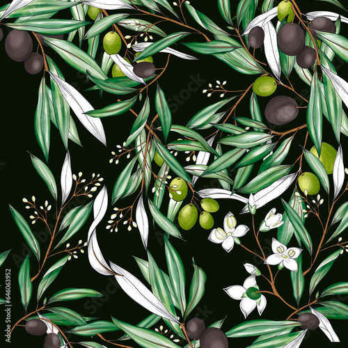 olive background design  (ID: 646063952)