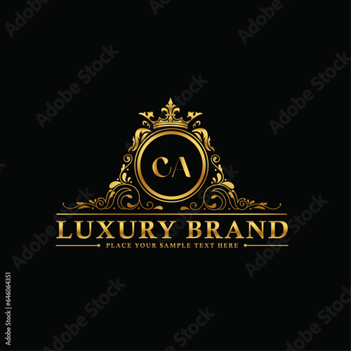 letter CN luxury brand Logo