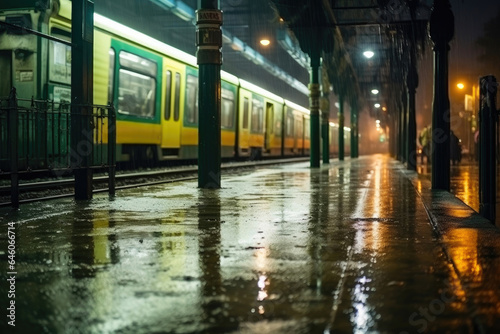 Public Transportation Disrupted by Rain