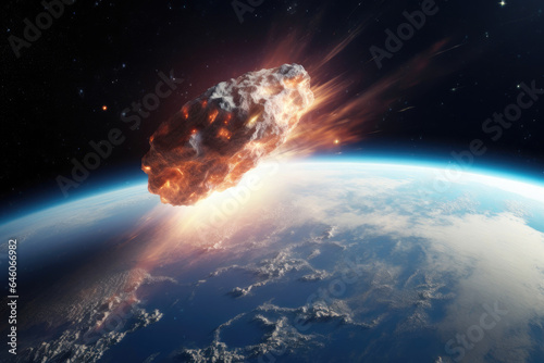 Breathtaking Meteor Impact Moment