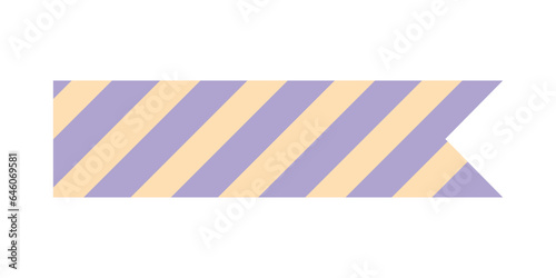 Cute Washi Tape. Colourful scrapbook stripes, sticky label tags and decorative scotch strip. Border elements, paper sticker tape racy vector design