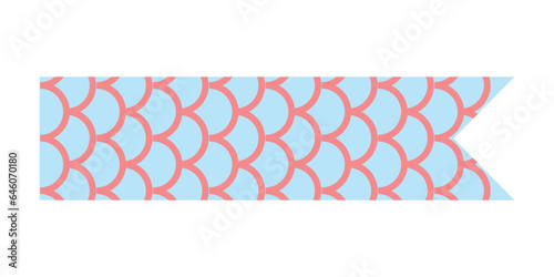 Cute Washi Tape. Colourful scrapbook stripes, sticky label tags and decorative scotch strip. Border elements, paper sticker tape racy vector design