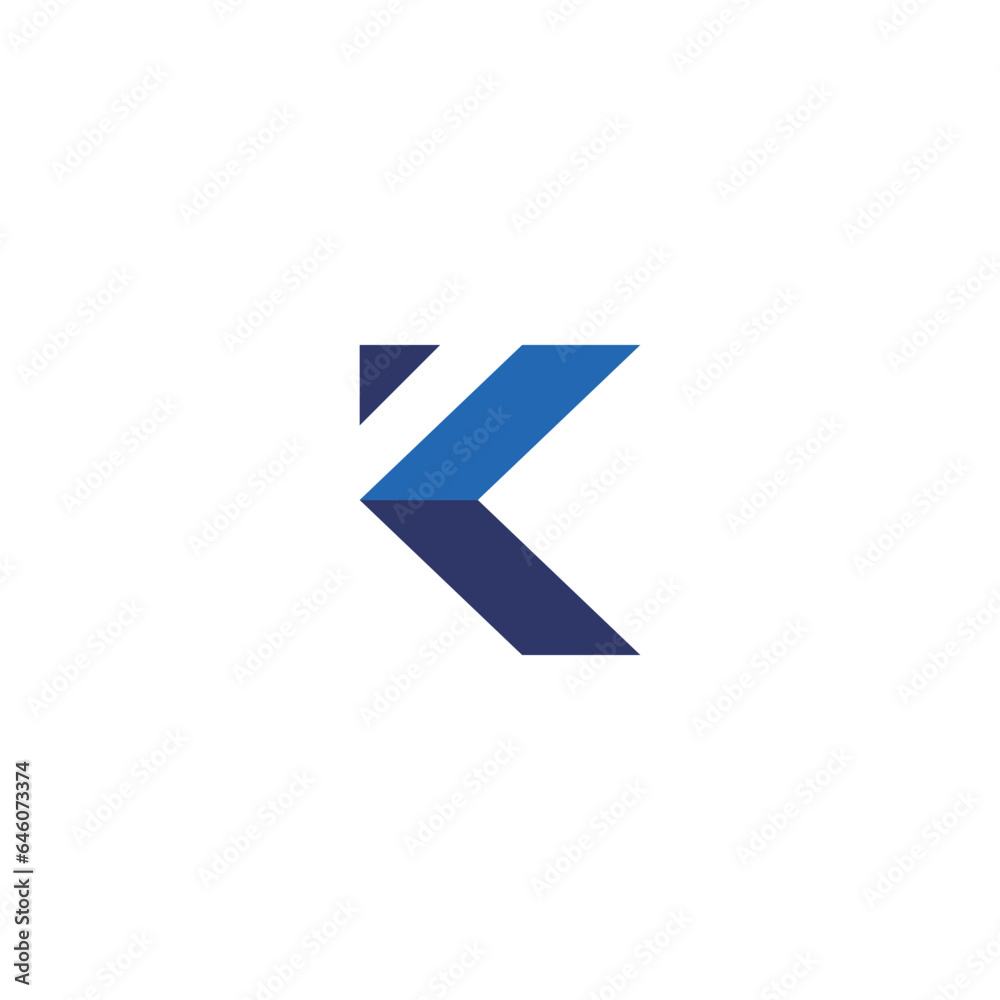 Modern K Symbol, K sign vector illustration, 3D K logo for branding Unique K emblame Modern K Symbol, K sign vector illustration, 3D K logo for branding Unique K emblame