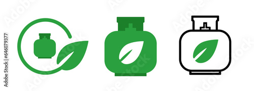 gas can icon bio eco biogas clean energy canister