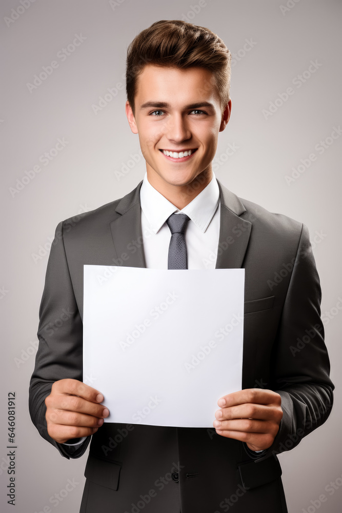 A white paper with a white isolated background is being described succinctly A white paper with a white isolated background is being described succinctly