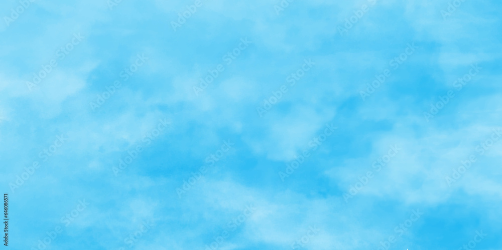 fresh and shiny blue sky background with tiny clouds, clear and panorama view of clouds in the blue sky,  Horizon Spring Sky cloudscape in blue, clouds floating in the air on blue sky.