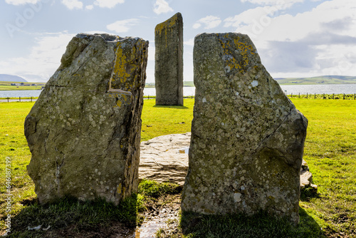 Standing Stones of Stenness, Orknay, Scotland. photo