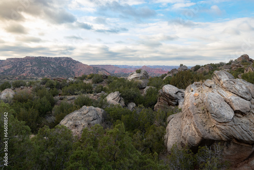 Hiking the Beautiful Palo Duro Canyon State Park in the Near Amarillo, Texas.  America’s Second Largest Canyon, Palo Duro Canyon State Park in the Panhandle of Texas