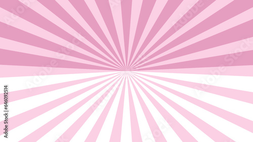 Rays white and pink as background