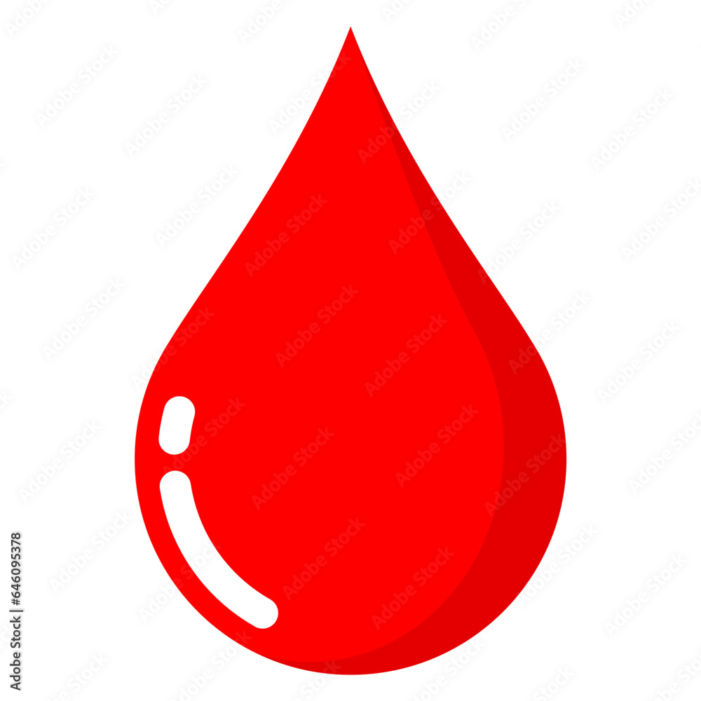 Fototapeta premium vector of a drop of blood