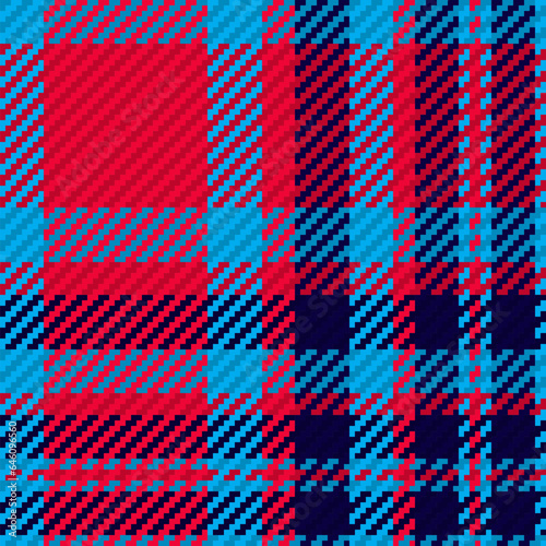 Seamless pattern of scottish tartan plaid. Repeatable background with check fabric texture. Vector backdrop striped textile print.