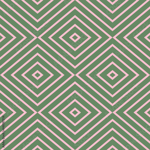 Pattern in pink and green