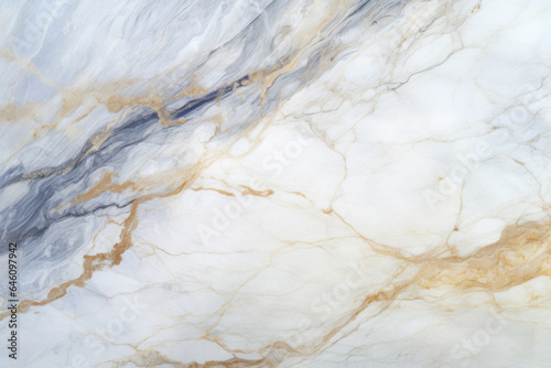 White and Gold Marbling Stone Granite Backdrop - Modern Design  Generative AI