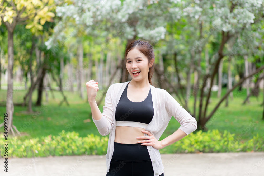 Young woman exercising and stretching in the park. Female Jogging and Doing Fitness Exercises in the City Park. Young woman exercising and stretching in the park. Female Jogging and Doing Fitness Exercises in the City Park.