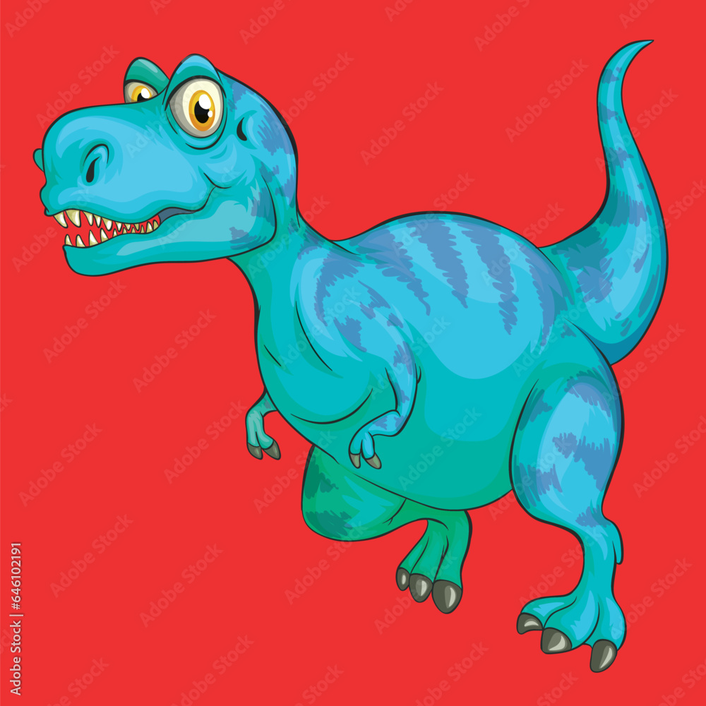 Obraz premium Tyrannosaurus Dinosaur Species as Prehistoric Creature and Jurassic Predator