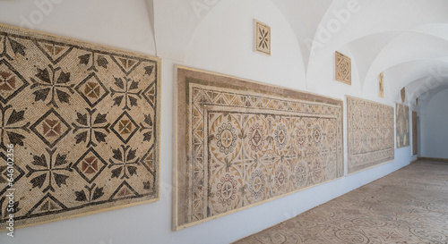 Entry to the archeological mosaics museum at Tunisia.