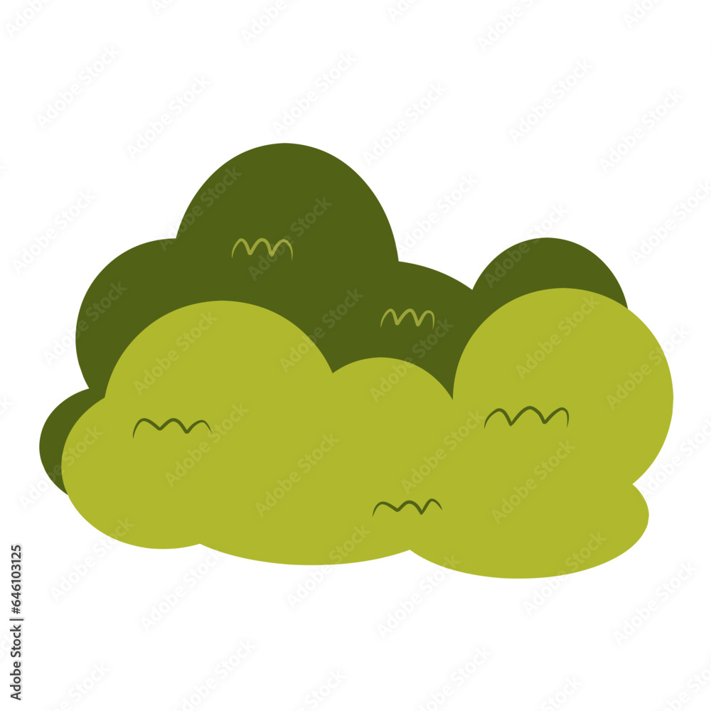Green bushes.shrub. Green bushes.shrub.