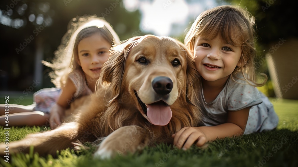 children with a dog emotional deep connection between owners and their pets. the unwavering bond that defines this unique relationship. children with a dog emotional deep connection between owners and their pets. the unwavering bond that defines this unique relationship.