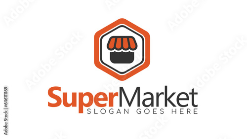 Abstract Logo Logo Template super market logo design online shop