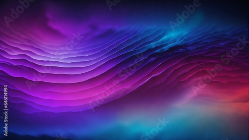 Dramatic Gradient Lighting on Blurry Colorful Background