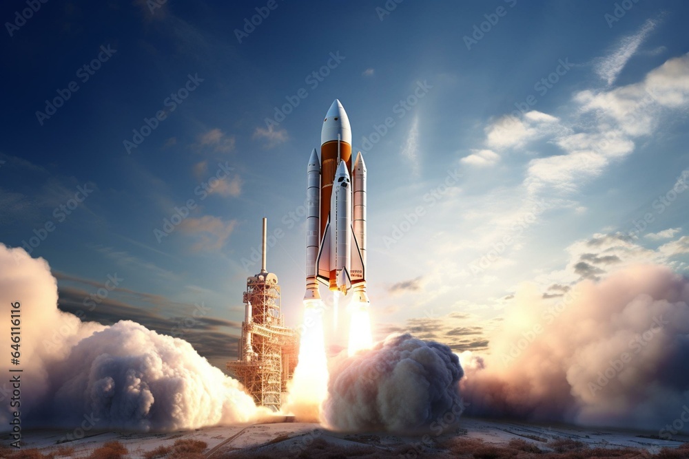 Enhanced launching of a rocket capsule from a pad, provided by NASA
