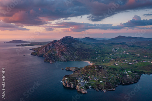 Aerial View of Fort Dunree, Dunree Head, Donegal, Ireland 